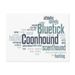 Bluetick Coonhound Post Card