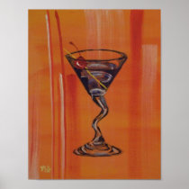 "Bluetini" print posters