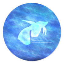 BlueWaters Round Stickers