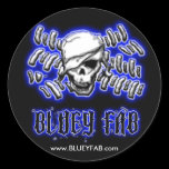 BlueyFab Round LG Sticker