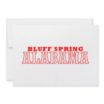 Bluff Spring, Alabama City Design Announcements