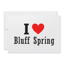 Bluff Spring, Alabama City Design Custom Announcements