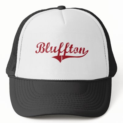 Bluffton Ohio Classic Design Trucker Hats by cityshirt