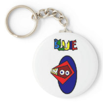 BLUIE Keychain, BY Clown Face Arts