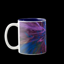 Bluieal Fractal Face Art Mug mugs