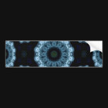 Bluish Blossoms Bumper Sticker