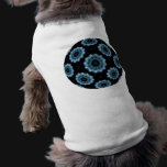 Bluish Blossoms Dog Tee Shirt