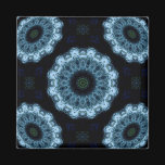 Bluish Blossoms Refrigerator Magnet