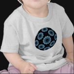 Bluish Blossoms Tee Shirt