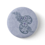 Blumenornament - Floral Florishes Pinback Buttons