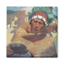 Blumenschein's Native American magnets by MasterpieceCafe Blumenschein's Native American magnets