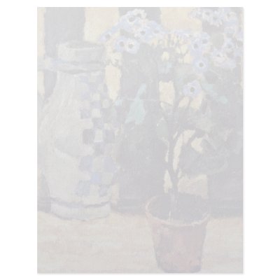 Blumenstock And Ceramic Jug By Moser Koloman (Best Personalized Letterhead by Artcollection