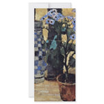 Blumenstock And Ceramic Jug By Moser Koloman (Best Rack Card Design