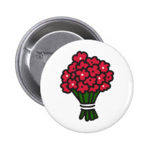 Blumenstrauß Button