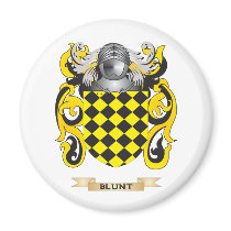Blunt Coat of Arms (Family Crest) Fridge Magnets