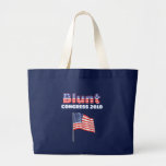 Blunt Patriotic American Flag 2010 Elections Bags