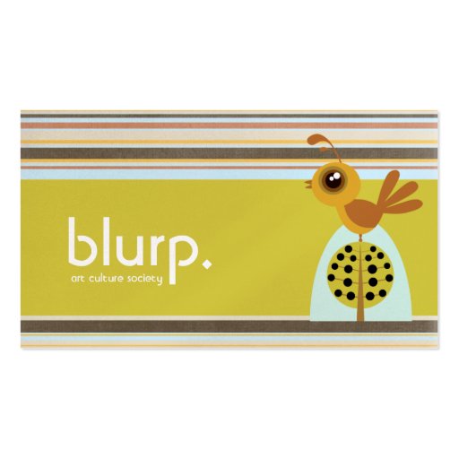 Blurp Partridge Business Cards