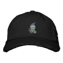 Blurple Distressed Chino Twill Cap Baseball Cap
