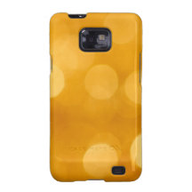 BLURRED BOTEK GOLDEN YELLOW CIRCLES PATTERN DIGITA SAMSUNG GALAXY SII CASES