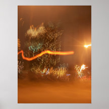 Blurred City Poster