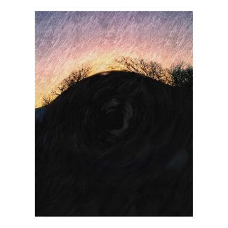Blurred Hill print