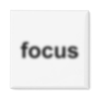 Blurry focus - Magnet by omugosh