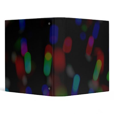 Blurry Lights Binders by JAM_Design