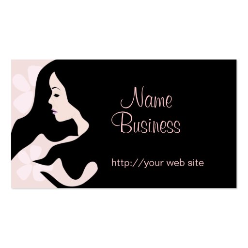 Blush Beauty Business Card (front side)