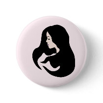 Blush Beauty Icon Pin Back Button 2