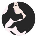 Blush Beauty Icon stickers
