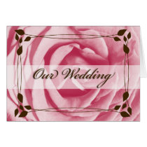 Blush & Chocolate Rose card
