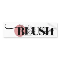 blush decal bumper stickers