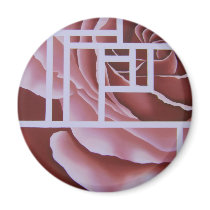 Blush Geo Rose Magnet