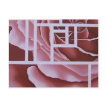 Blush Geo Rose Postcards