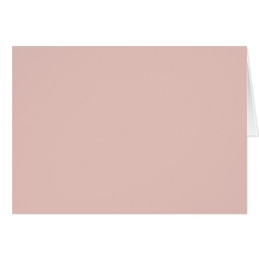 Blush Peachy Light Pink Solid Color Background Card | Zazzle