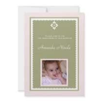 Blush Perfection Religious Photo Invitation