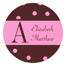 Blush Pink Customize Last and First Name Sticker by indolilly Blush Pink Customize Last and First Name Sticker