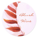 Blush Wine Labels stickers