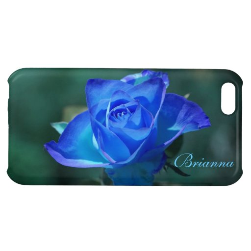 Blushed Blue Rose iPhone 5c Case Zazzle