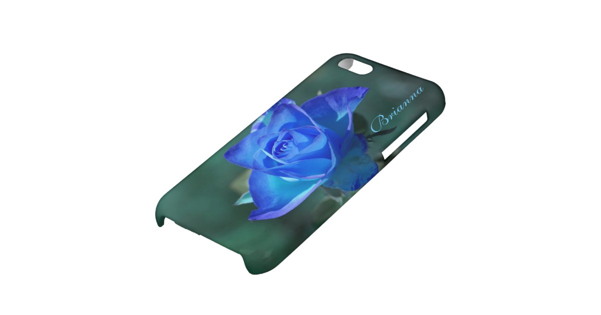 Blushed Blue Rose iPhone 5c Case Zazzle