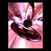 Blushing Abstract Poster posters