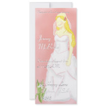Blushing Bride Invitation