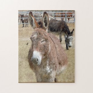 Blushing Burro & Wild Birds - Animal Lovers fuji_puzzle