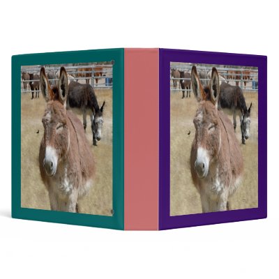 Blushing Burro & Wild Birds - Kids & Animal Lovers Binder by She_Wolf_Medicine
