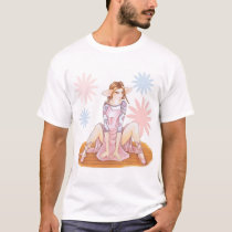 Blushing Jilly - Tee t-shirts by GlitzDragon Blushing Jilly - Tee t-shirts