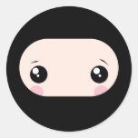 Blushing Kawaii Ninja stickers