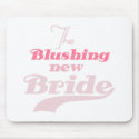 Blushing New Bride mousepads by weddingsareus Blushing New Bride mousepads
