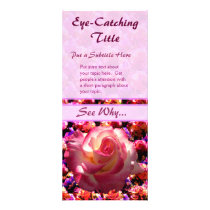 Blushing Rose Business Advert Rack Cards rack cards