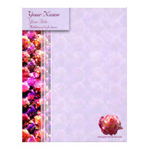 Blushing Rose Custom Letterhead