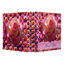 Blushing Rose Customizable 2" Art Binder